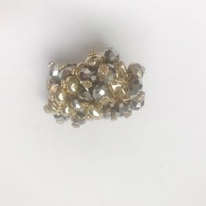 Bobble Gold and Grey Ring